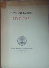 Pascoli myricae. giovanni usato  Italia