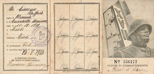 Ba327 tessera fascista usato  Tramonti