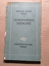 Rilke ausgewählte gedichte gebraucht kaufen  Großenwiehe