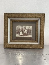 Moldura de espelho de madeira antiga 1903 dimensões 14 x 15 com mãe + filhos, usado comprar usado  Enviando para Brazil