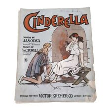 Partituras de 1906 Cinderela por W.C. Powell & Jas O'Dea comprar usado  Enviando para Brazil