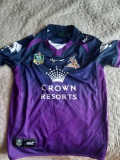 Melbourne storm shirt for sale  HEBBURN