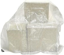 Clear reinforced tarpaulin for sale  DAGENHAM