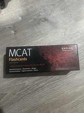 Kaplan mcat flashcards for sale  Nassau