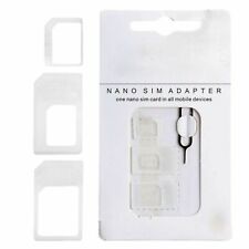 Adapter karty SIM NANO na MICRO Konwerter Uniwersalny Iphone Samsung SZYBKI DARMOWY UK na sprzedaż  Wysyłka do Poland