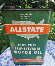 vintage allstate oil can for sale  Cheltenham