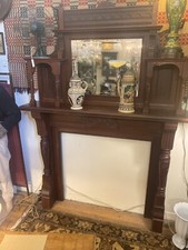 Mirrored fireplace mantle for sale  North Scituate