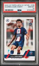 WARREN ZAIRE-EMERY * PSA 10 * 2022-23 TOPPS UEFA 1ª ED. #135 PSG FRANCE ROOKIE comprar usado  Enviando para Brazil