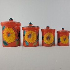 Sunflower canister pottery for sale  Saint Petersburg