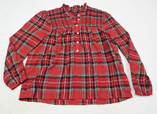 J.crew ruffleneck flannel for sale  Depew