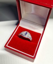9ct gold tanzanite for sale  ANDOVER