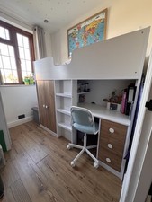 Bunk bed desk for sale  BEDWORTH