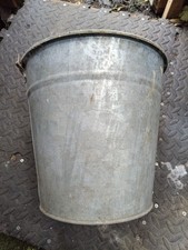 Vintage galvanised bucket for sale  STOKE-ON-TRENT