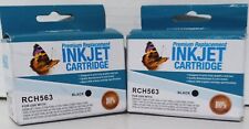 Pacote com 2 cartuchos de tinta preta compatíveis para HP CH563W 61XL para HP Deskjet 1000 comprar usado  Enviando para Brazil