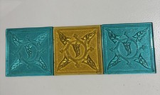 Conjunto de 3 azulejos antigos de vidro prensado Addison para janela comprar usado Conjunto de 3 azulejos antigos de vidro prensado Addison para janela comprar usado  Enviando para Brazil