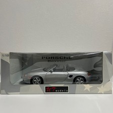 Modelo de carro miniatura Ut Models Porsche Boxster conversível prata 986 em escala 1/18, usado comprar usado  Enviando para Brazil