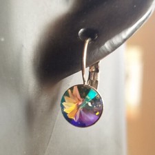 Boucles oreille cristal d'occasion  Longpont-sur-Orge