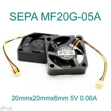 1 peça SEPA MF20G-05A 20x20x6mm 2006 DC 5V 0.06A mini ventilador de refrigeração DC sem escova comprar usado  Enviando para Brazil