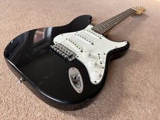 Encore black stratocaster for sale  THIRSK