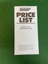 Austin rover price for sale  BRISTOL