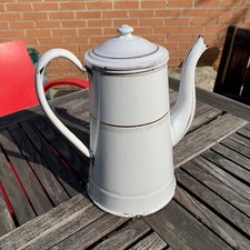 Cafetiere emaillée blanche d'occasion  Seclin