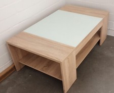Couchtisch holz milchglasschei gebraucht kaufen  Berlin