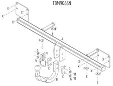 Towtrust swan neck for sale  Shipping to Ireland