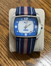 Relógio de pulso analógico Puma PM900 com resistência à água e pulseira de fivela Japão Y2K, usado comprar usado  Enviando para Brazil