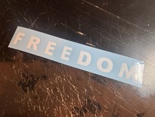 Freedom vinyl decal for sale  Vancouver