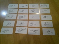 Signed cards wycombe for sale  LINCOLN