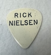 Escolha de guitarra Cheap Trick dupla face Rick Nielsen osso branco - 1977-1978 Tour, usado comprar usado  Enviando para Brazil