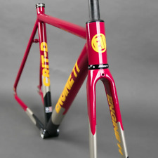 Motor 11 Crit-D Alloy Track Fixie conjunto de quadros velocidade única CritD Fuschia 58 XL NOVO, usado comprar usado  Enviando para Brazil
