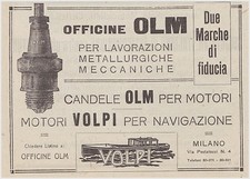 Pubblicita 1920 candele usato  Biella