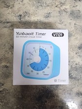 Temporizador visual analógico VT01 melhor gerenciamento de temporizador 60 minutos silicone azul , usado comprar usado  Enviando para Brazil