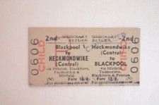 Railway ticket btc for sale  BANBURY