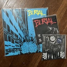 Burial Never Give Up Lp + 2 Singles Hungry Wolves German Hardcore Punk Nightmare, usado comprar usado  Enviando para Brazil