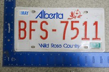 Alberta license plate for sale  Castleton
