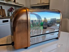 Tostadora Dualit 4 Ranuras - Cobre y Cromo - Clásica Hecha a Mano en Reino Unido - Sl Ajustable segunda mano  Embacar hacia Mexico