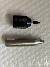 Cartucho de pistola de aço inoxidável recarregável 12g CO2 gás + enchimento comprar usado  Enviando para Brazil