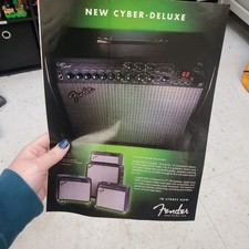 Y2k Fender Cyber-Deluxe Amp Series 2002 amplificador anúncio impressão comprar usado  Enviando para Brazil
