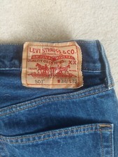 Levi 501 original for sale  HORNCHURCH