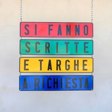 Targhe tipografo usato  Brescia