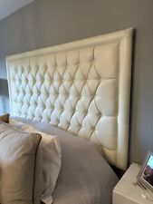 Cream faux leather for sale  HATFIELD