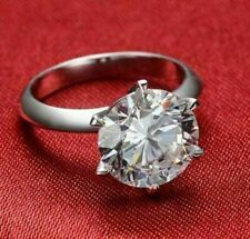 Anillo de compromiso solitario de 3,00 quilates de diamantes sólidos de oro b... comprar usado  Enviando para Brazil