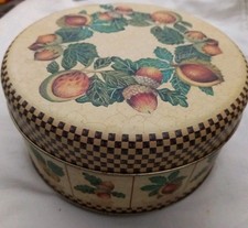 Round biscuit tin for sale  EASTBOURNE