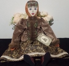 Boneca russa colecionável vintage feita à mão - Pano - 25" comprar usado  Enviando para Brazil