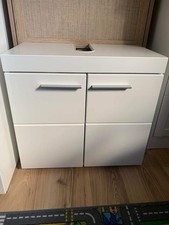 Waschbeckenunterschrank weiß  gebraucht kaufen  Herford