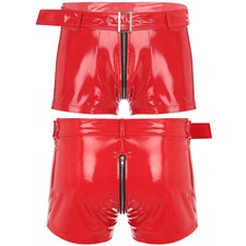 Mens pvc faux for sale  SWANSEA