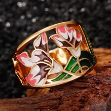 Enamel ring damen gebraucht kaufen  Leipzig