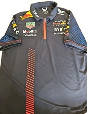 Polo de corrida Castore Oracle Red Bull F1 tamanho grande Tag Heuer Formula 1 patrocinadores comprar usado  Enviando para Brazil